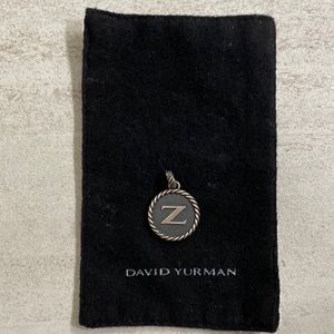 David Yurman Z initial pendant